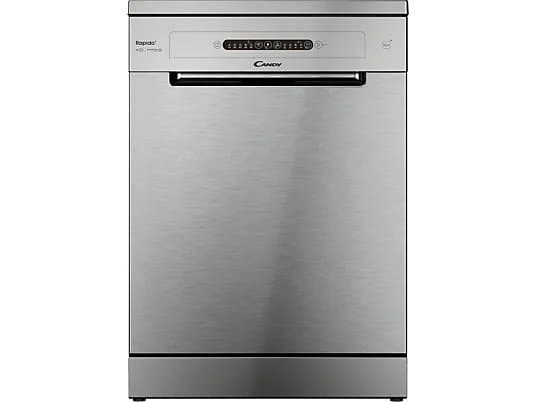 Lave-vaisselle - Candy Rapido' CF 3C7L0X, 13 couverts, 5 programmes, 60 cm, Motor Inverter, Wi-Fi, Inox
