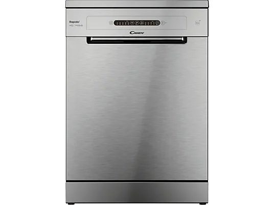 Lave-vaisselle - Candy Rapido' CF 3C7L0X, 13 couverts, 5 programmes, 60 cm, Motor Inverter, Wi-Fi, Inox